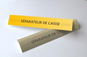 S&eacute;parateur de caisse

Communiquez massivement gr&acirc;ce aux s&eacute;parateur de caisse ou chevalet. Ce support de communication pas cher est&nbsp;parfait... 