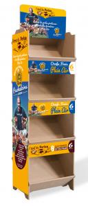 Meuble pour mise en avant des bo&icirc;tes d'&oelig;ufs. 4 modules et habillage de l'ensemble. Pose facile
